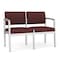 Lesro Lenox 2 Seat Tandem Seating W/ No Center Arm, 43.5 in W 24.5 in L 32 in H LS2101 - alternate 1
